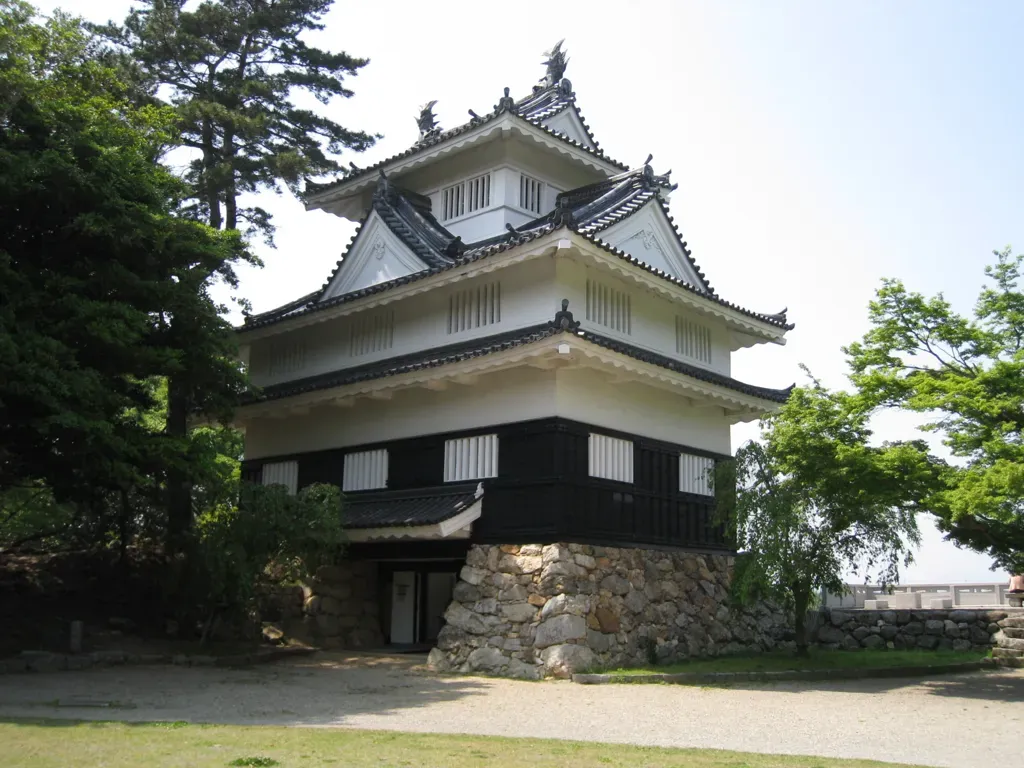 The reconstructed Yoshida Castle