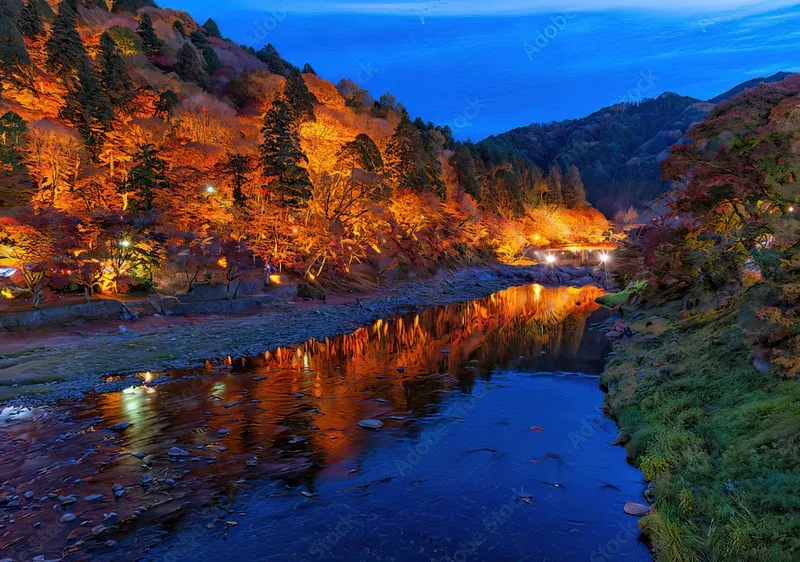 Wishing Candles Along Tomoe River